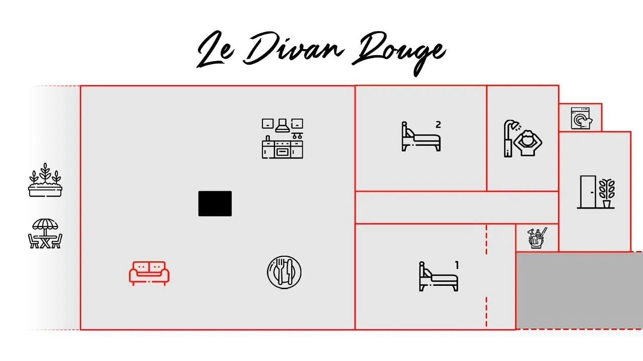 Le Divan Rouge apartement, next Atomium&Expo Bruxelles 0*,